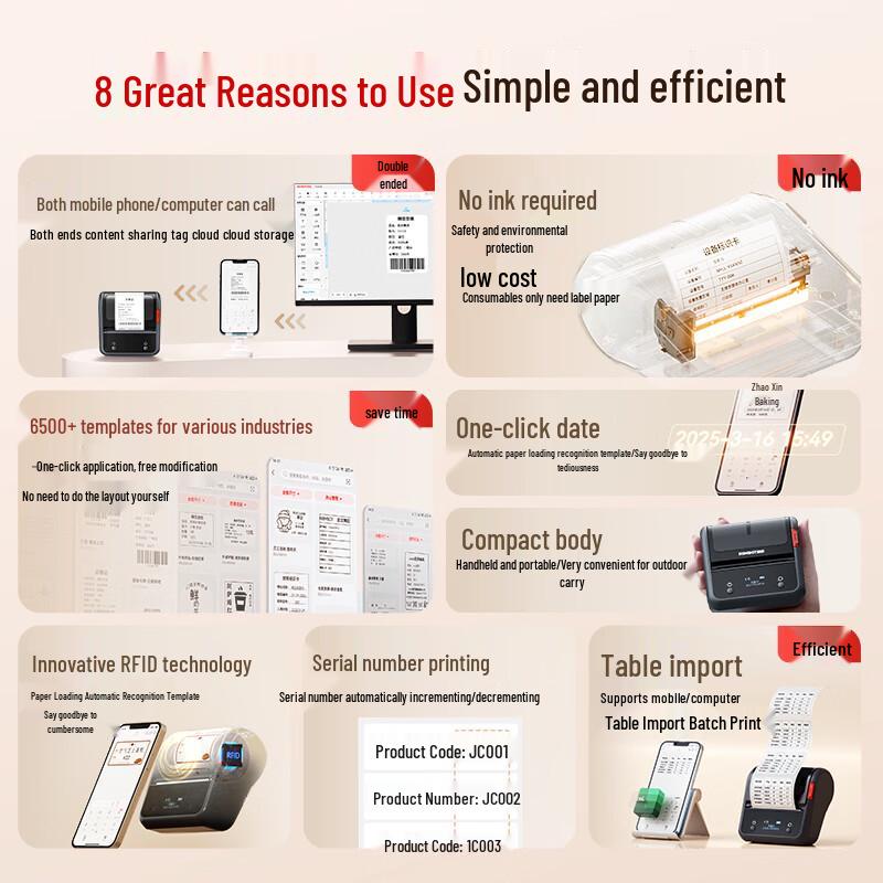 Jiemengzhe Food Production Date Label Printer