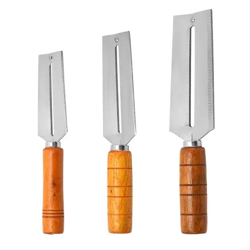 Stainless Steel Durable Sugarcane Peeler Pineapple Knife Multifunctional Fruit vegetable tools Manual Sharp Kitchen Cutter