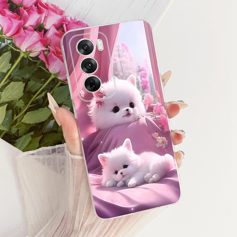 Case For OPPO Reno 12 Cover Reno 12 Pro Funda Fashion Dragon Lion Cartoon Silicone Soft Covers For OPPO Reno12 Pro 5G Phone Case