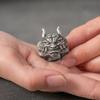 Ring Men's Domineering Mahakala Live Mouth Ring Single Ring Trend