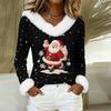 Long Sleeve Shirts For Women Cute Tops Christmas Prints Tees Blouses Casual Plus Size Basic Tops Pullover