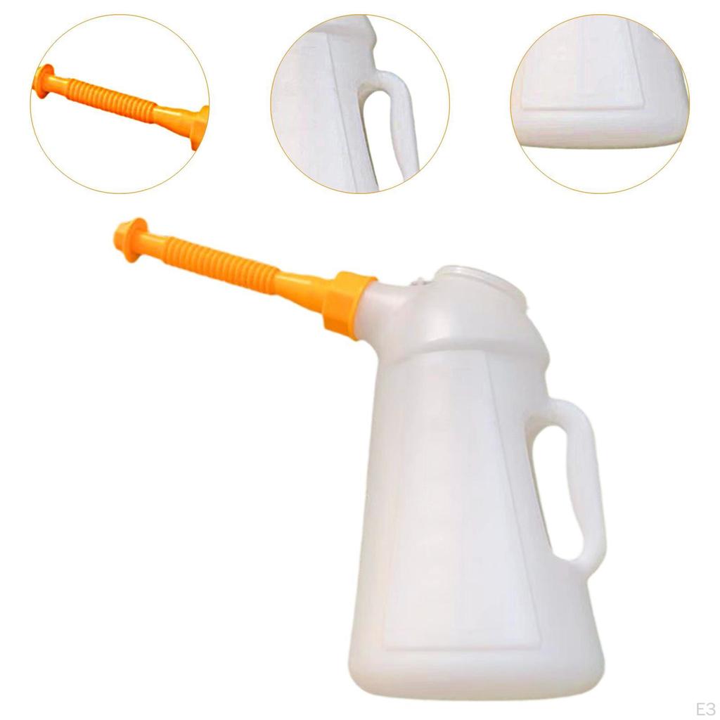 Ölkanne mit Ausgießer Spender Ausrüstung Messbehälter Krug Messung für