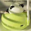 Panda Night Light LED Desk Nightstand Reading Lamp with Drawer Dimmable Rechargeable Panda Table Lamp for Kids' Room Bedroom