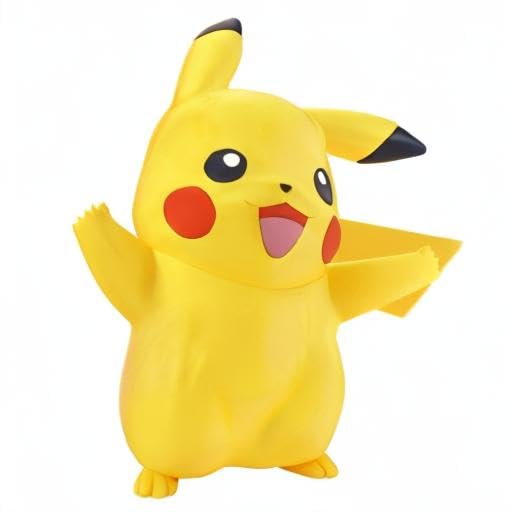 אוסף דגמי פלסטיק של BANDAI SPIRITS פוקימון פלסטיק מהיר!! 01 Pikachu דגם פלסטיק מקודד צבע