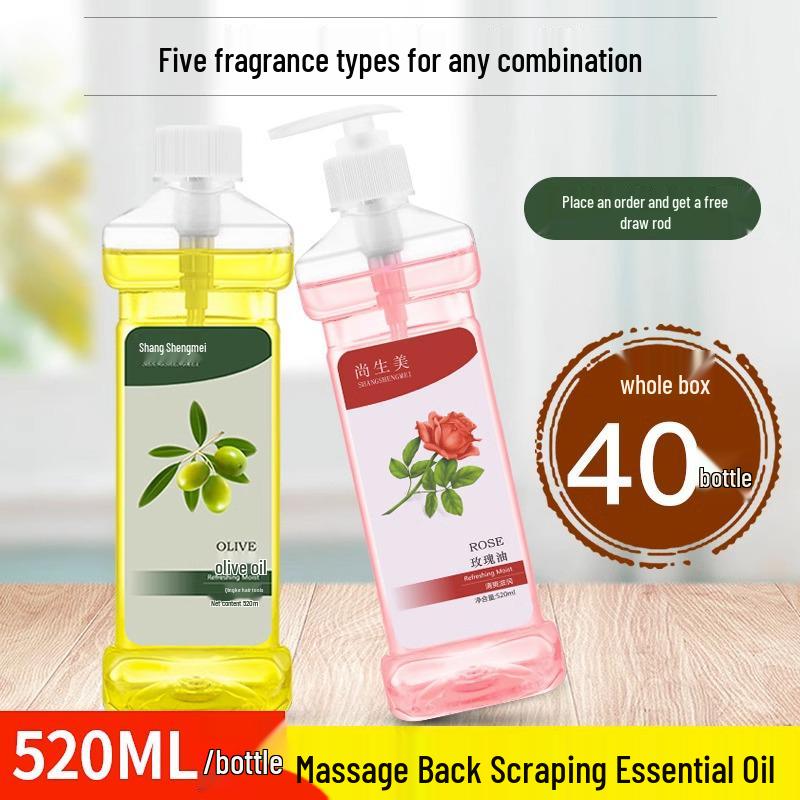 Olive Aromatherapy Body Oil for Massage, Tuina, Gua Sha, Beauty Spa & Meridians Opening.