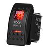 12V Led Boat Switch Red Light Car Switch Waterproof ON OFF/ ON OFF ON / Momentary for Carling NARVA Contura Truck Bus Off Road