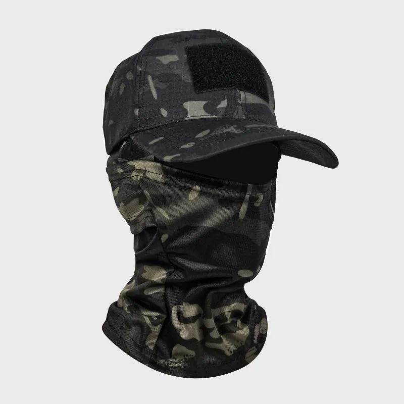 Camo Baseball Caps Sunscreen Breathable Camouflage Balaclava Hat Outdoor Fishing Hiking Hunting Sports Cap Sunscreen Caps