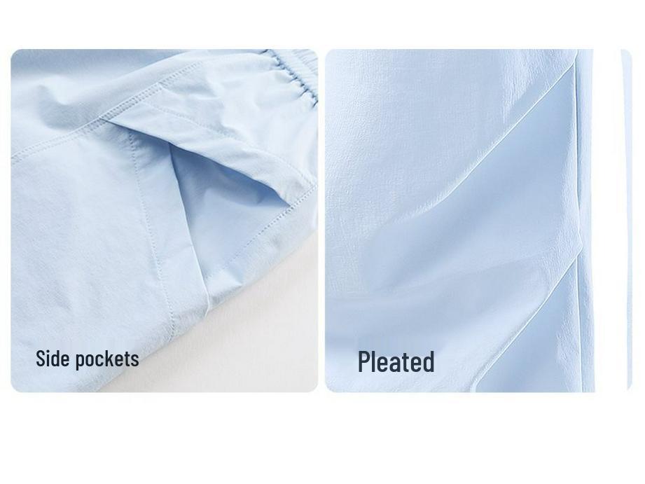 Unisex UPF50+ Ice Silk Sun Protection Quick-Dry Pants for Summer Hiking