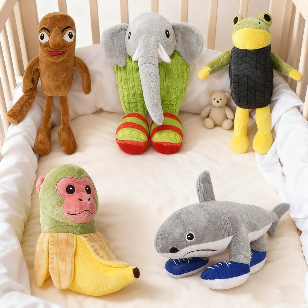 Italian Brainrot Inspired Plush Toy Tralalero Tralala Plush Soft Stuffed Meme Dolls for Collectors, Aesthetic Décor & Funny