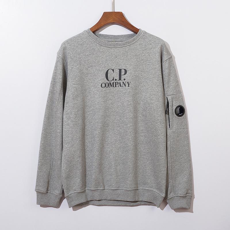 European & American CP Logo Casual Round Neck Hoodie
