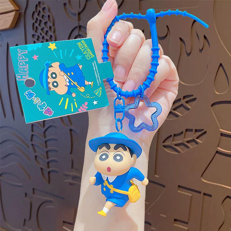 

Authentic Shin-chan School Series Cartoon Keychain – Creative Cute Keyring Pendant Gift