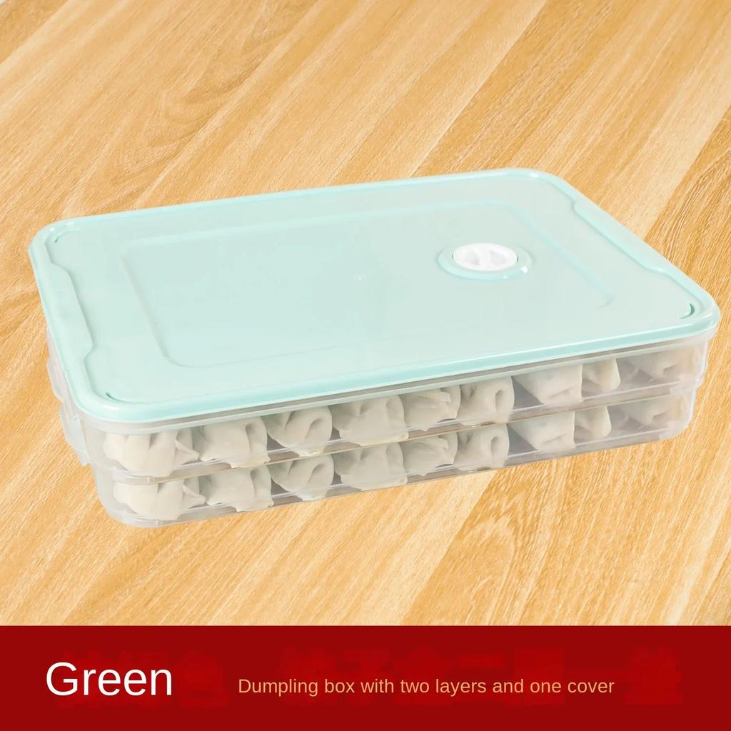 Frozen Dumpling Box Frozen Box Household Food-grade Sealed Crisper Refrigerator Storage Box
