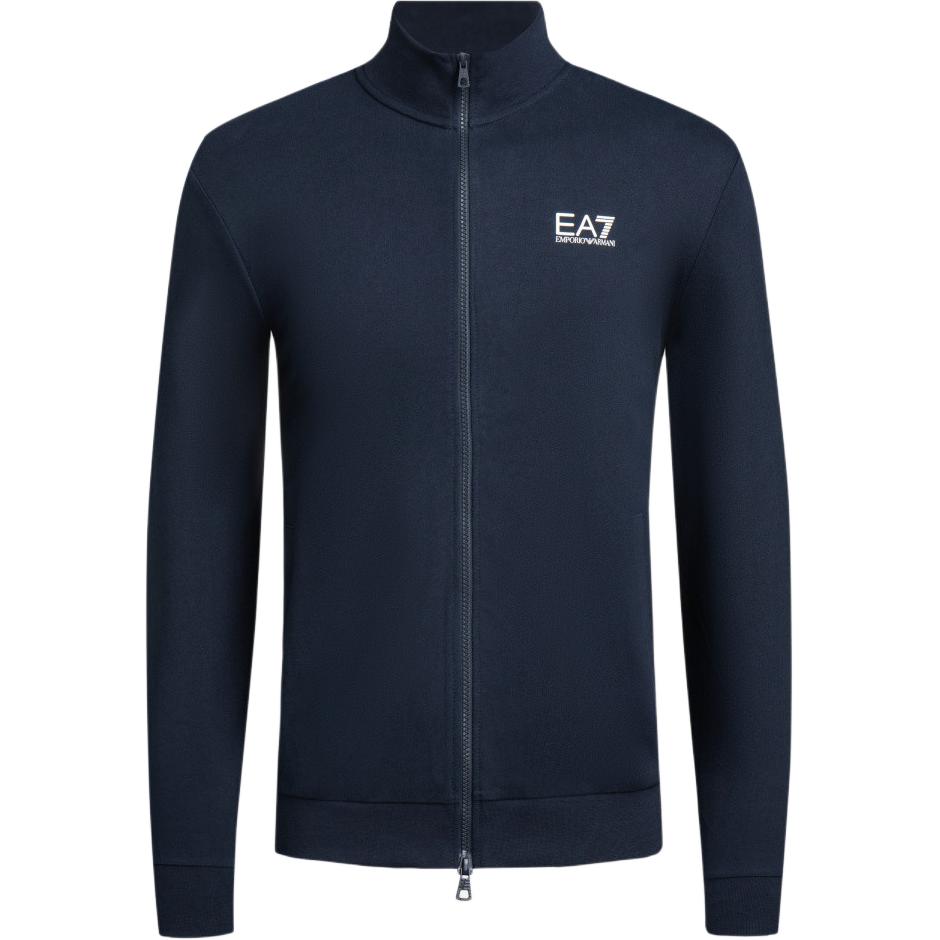 

Emporio Armani EA7 FW24 Logo Letter Polo Collar Zip Long Sleeve Sweatshirt Men sweatshirt Dark-Blue 8NPM31-PJVRZ-1562 XXL