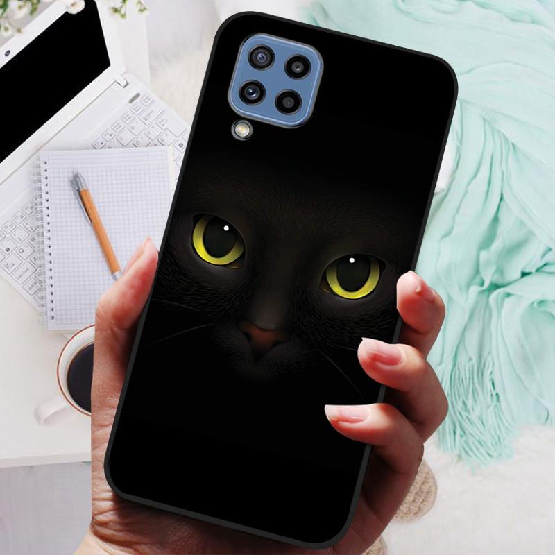 For Samsung M32 Case SM-M325F TPU Luxury Soft Fashion Silicone Phone Case For Samsung Galaxy M32 Coque Back Cover Fundas Shell