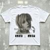 T-shirt Unisex Heather di Silent Hill 3 Cotone Unisex Vintage Gioco Horror Oversize Casual Streetwear Gamer Manica Corta Retro Tee Top