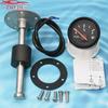 Red Backlight Fuel Gauge 52MM with Fuel Level Sensor 175MM 225MM 275MM 0-190ohm Oil Tank Level Indicator Meter for Boat