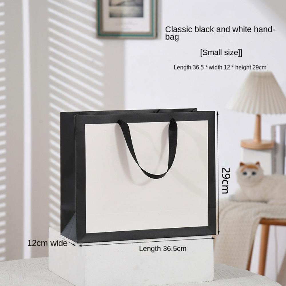 

Ручной подарочный пакет, бумажная складная подарочная коробка, практичная сумка для упаковки покупок S