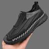 Fashion Leather Shoes Man Casual Loafers Luxury Design Slip on Male Dress Shoes Leisure Style Big Size Outdoor Wear-resistant Sole