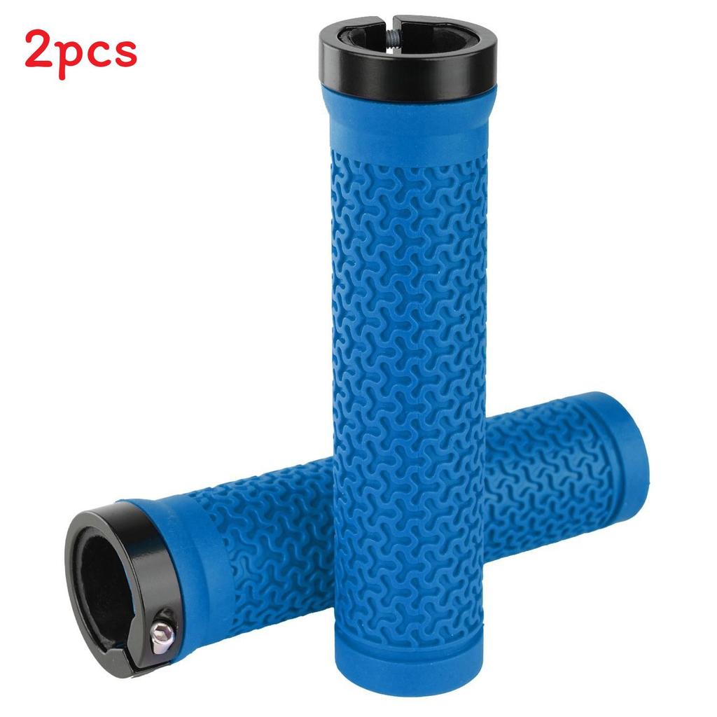 Bicycle Rubber Handlebar Grip With Antislip Silicone Sleeve For Mountain Bike Riding Accessories