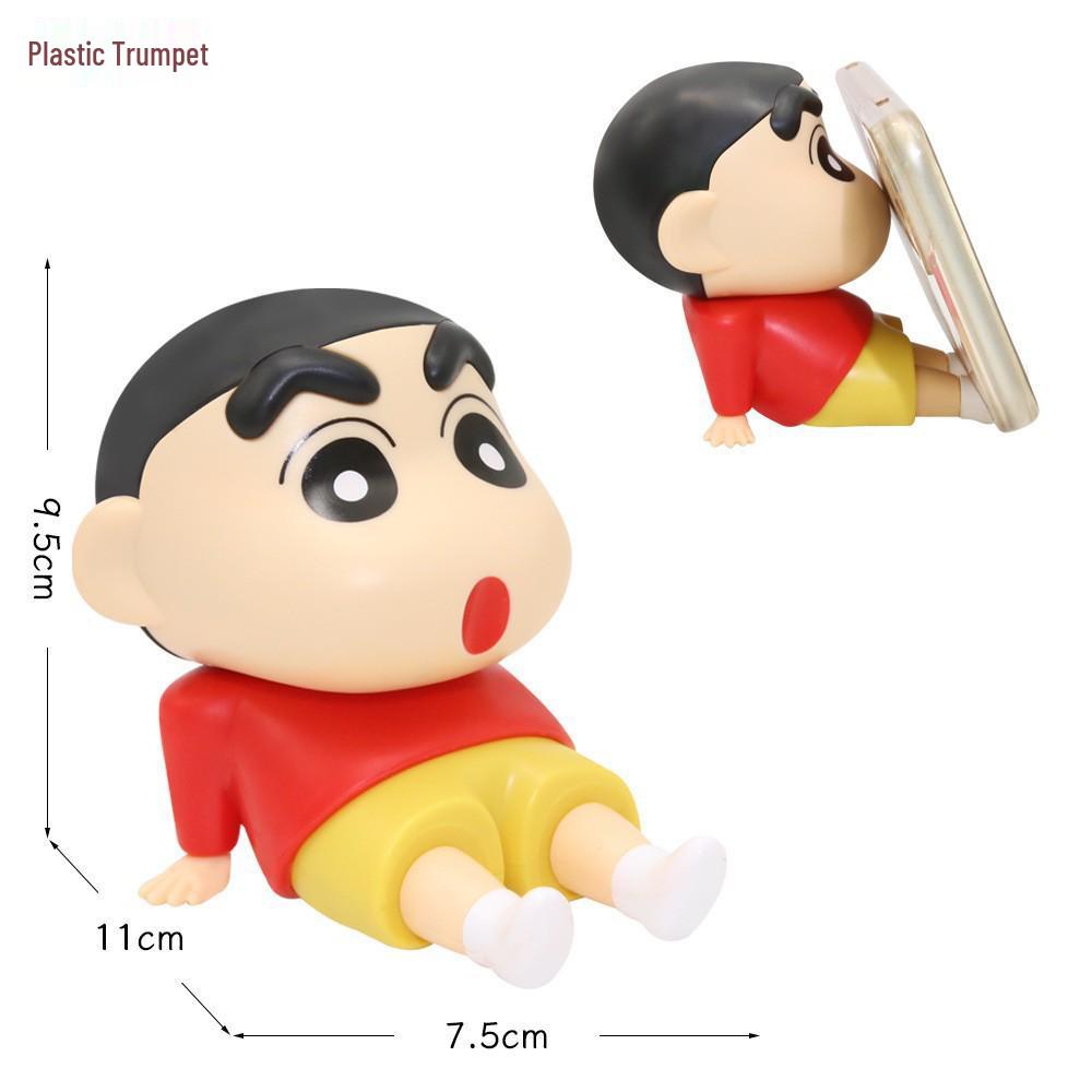 

Crayon Shin-chan Rotatable Pajamas Phone Holder & Desktop Decor Toy Model
