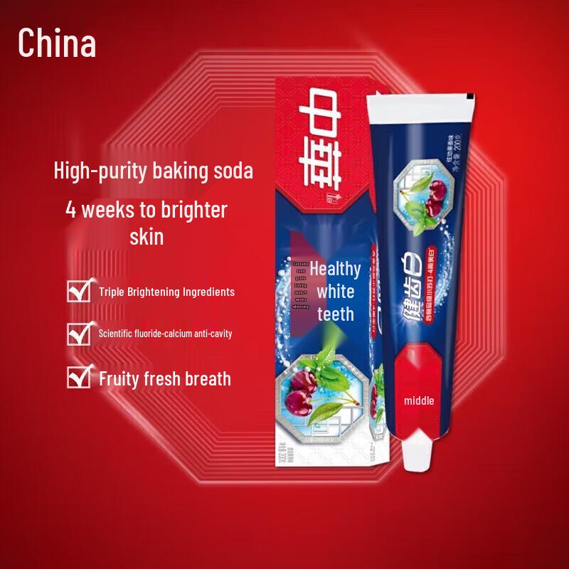 Zhonghua Baking Soda Whitening Toothpaste with Dynamic Fruit Flavor