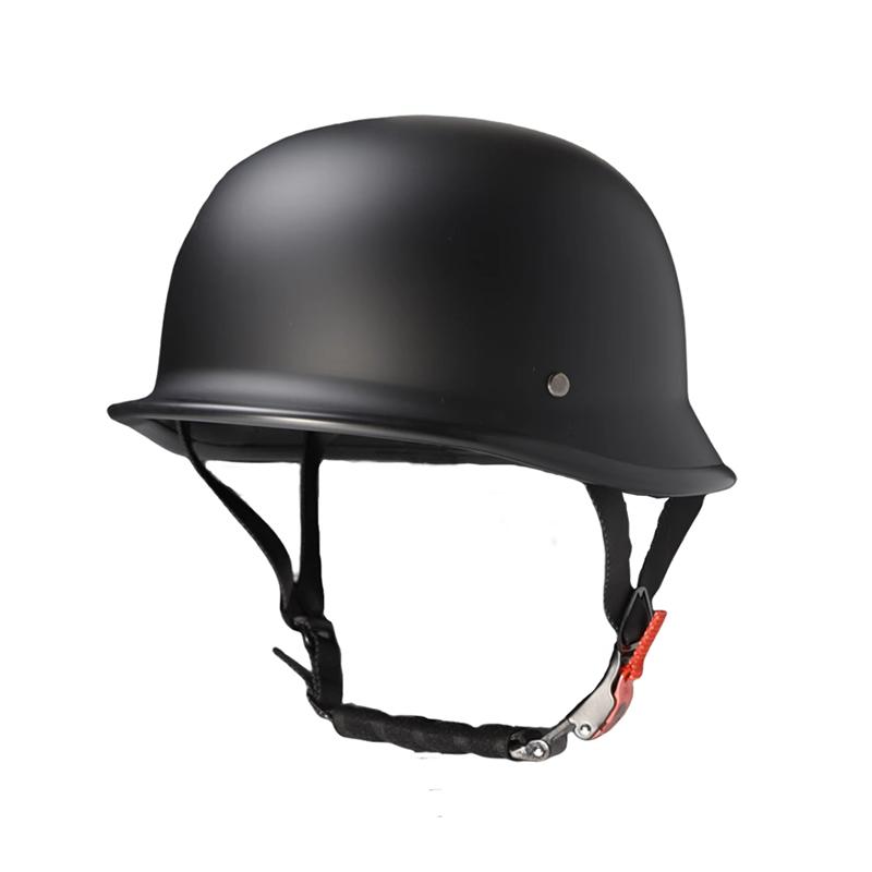 

Retro Vintage Open Face Motorcycle Cruiser Helmet German Style Safety Gear for Scooter Half Helmet for Men And Women M хаки