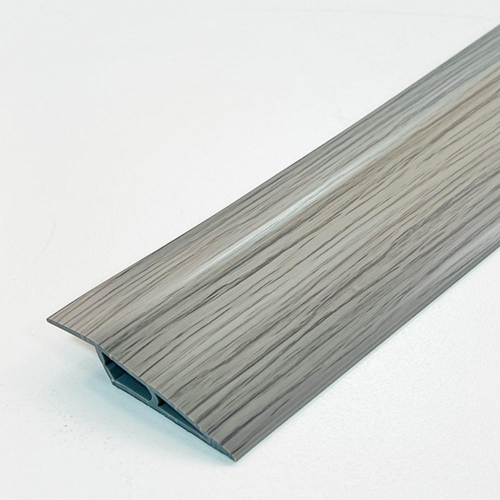 1pc 2m/78.74in Pvc Floor Transition Strip Waterproof Floor Transition Strip Non-slip Pvc Threshold Ramp for Doorways Carpet Gap