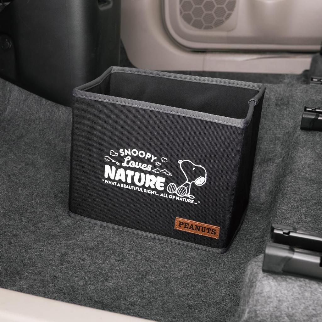 BONFORM Snoopy Nature Foldable PEANUTS SNOOPY Multi-Box, Black, Storage, 7242-44BK