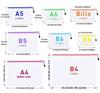 A3 A4 A5 A6 B4 B5 Водонепроникна Прозора ПВХ Сітка Органайзер Офіс Школа Подорожі Зберігання Сітка Документи Блискавка Файл Сумка