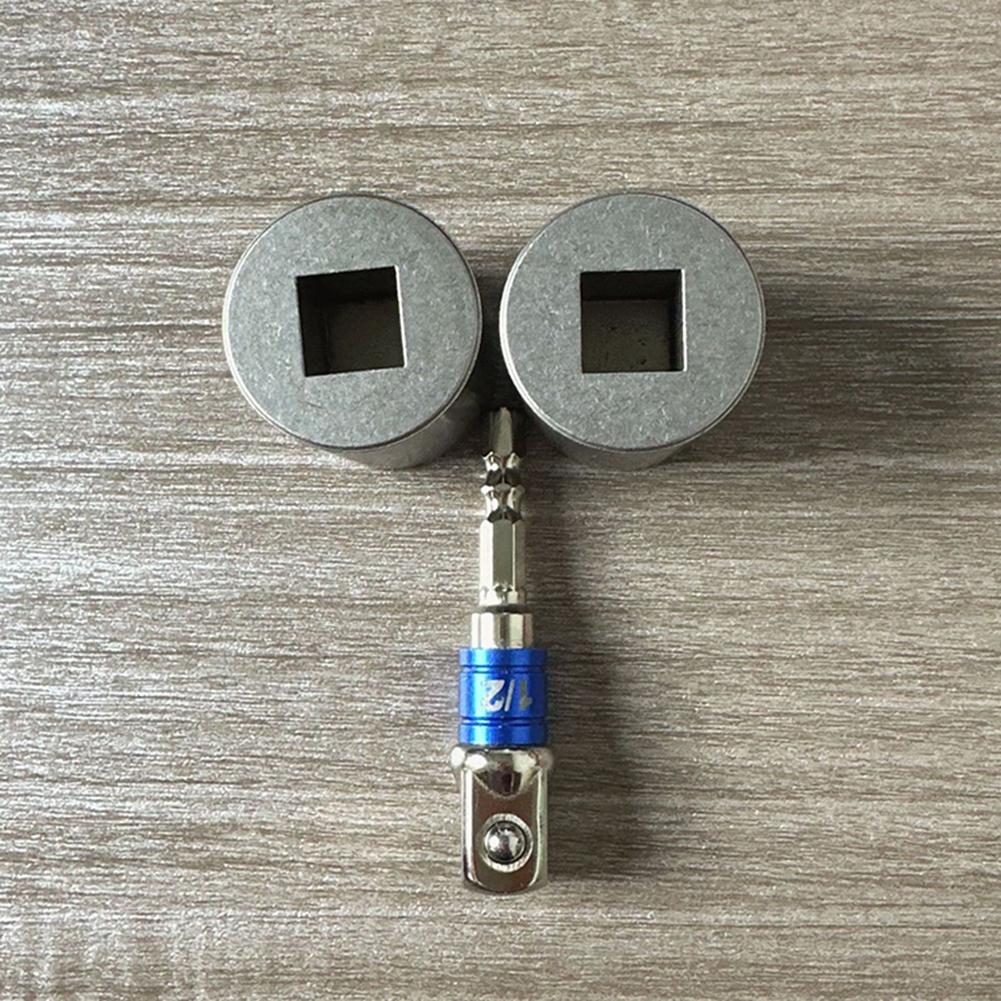 Universal Jack Socket Adapter For Hand Drill Heavy-Duty Socket Converter For Scissor Car Jack With 1/2 In Socket Adapter Bit