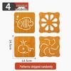 Cartoon Wooden Heat-Resistant Non-Slip Coaster and Placemat for Kitchenware