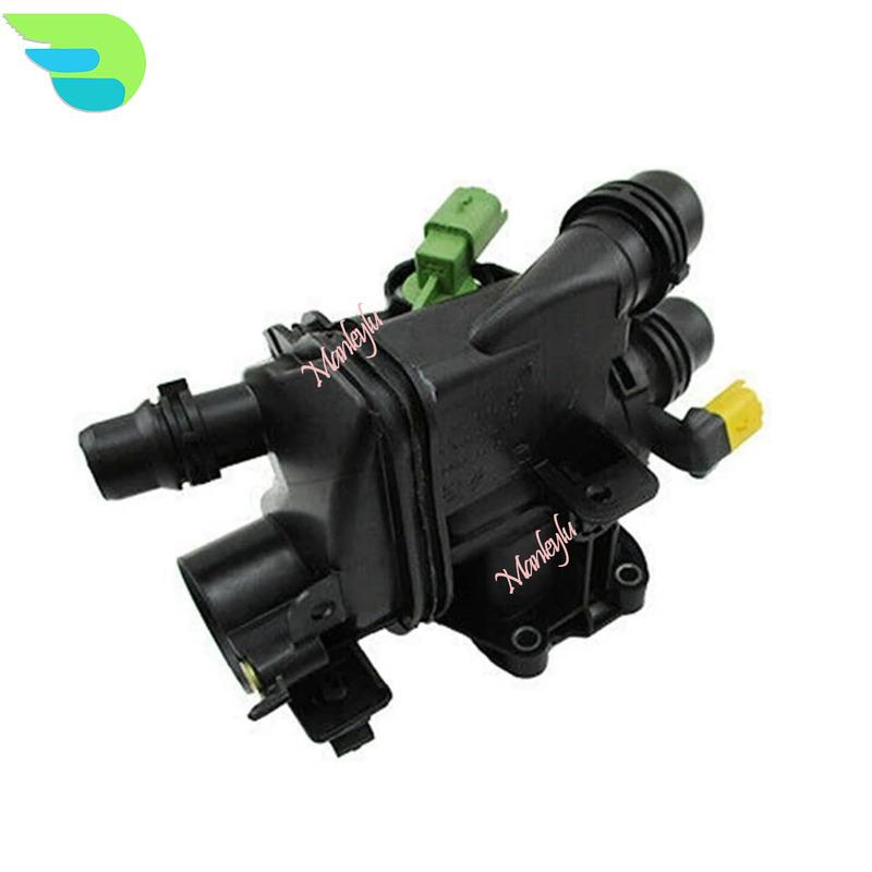 New Coolant Thermostat Housing For Peugeot 208 308 Ctiroen C3 Picasso C4 DS3 1.2 OEM 9807198480 9807119880