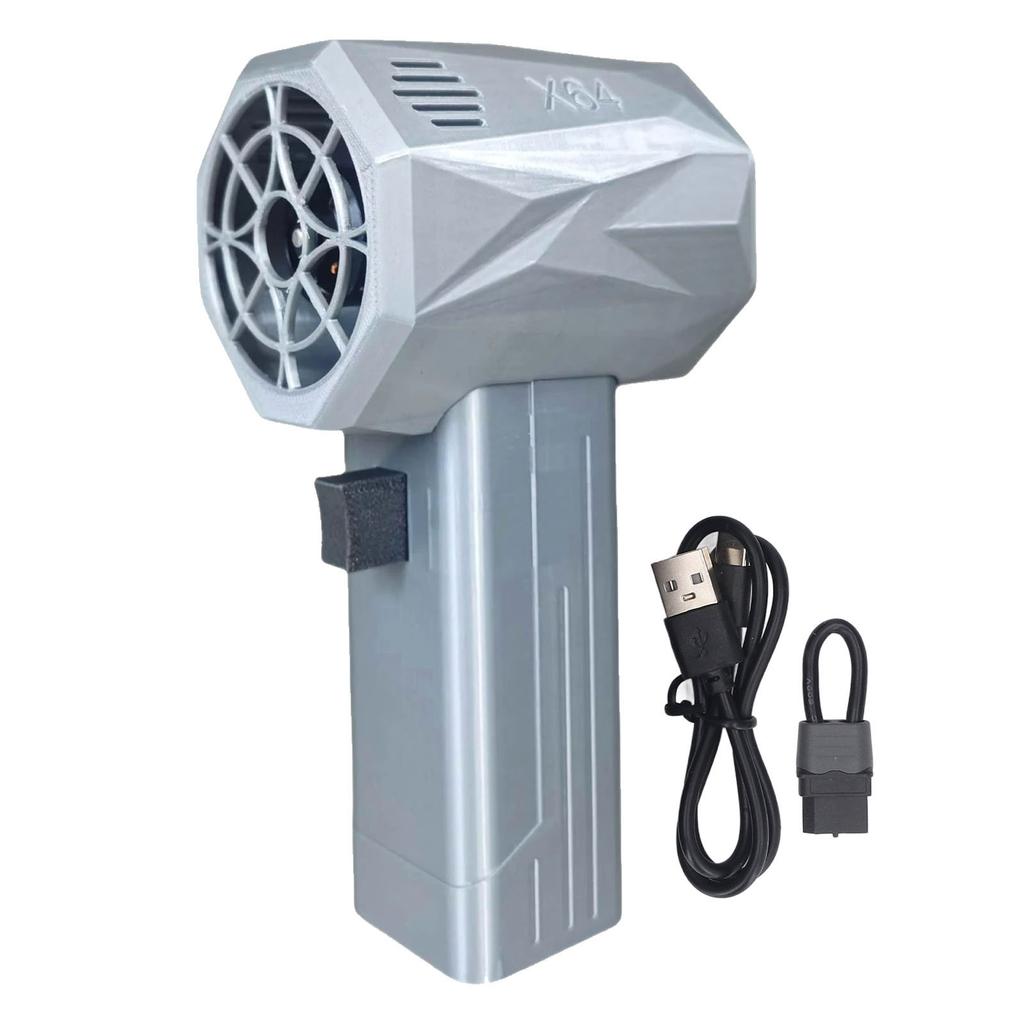 Jet Dry Blower Car Drying Air Blower Mini Turbo Dryer Powerful Turbofan 22W Fast Charging 240km H X64 Pro 64mm Silver