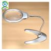 MG4B-9 2.25x 5x Lampada Lente d'Ingrandimento in Plastica Portatile da Scrivania a LED per Lettura