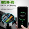 8-Port Car Charger 4Usb+4Type-C Pd Fast Charging Truck Vehicles Phone Adapter For Iphone Android Phone Laptop Tablet For Macbook