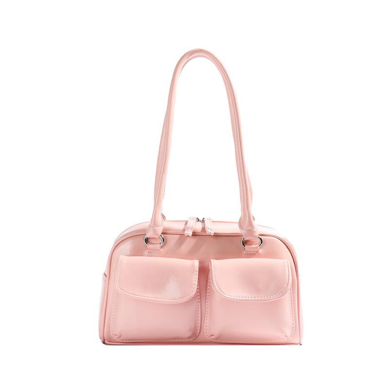 Trendy Bag, Fashionable Single-shoulder Handbag, Multi-pocket Commuter Underarm Bag