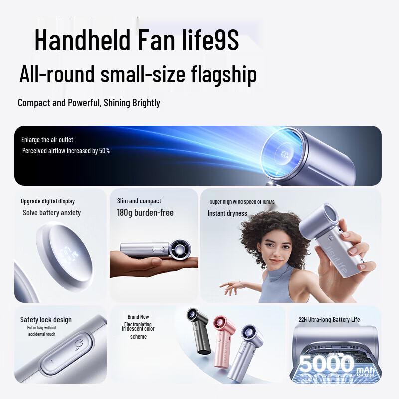 Jisulife Handheld Fan Life9S