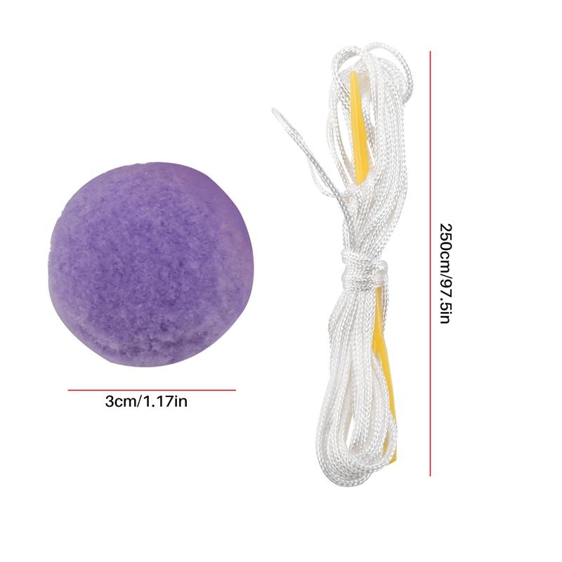 M-Modern-Ball Garland Colorful Pom Pom Garland Handmade 28 Balls Felt Ball Garlands For Wall Christmas Tree Decoration (2 Sets)