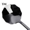 Safe Baby Feeding Utensils 304 Stainless Steel Lace Dessert Spoon, Coffee Stirring Spoon Cutlery for Kids, Metal Teaspoon Home Kitchen Cafe