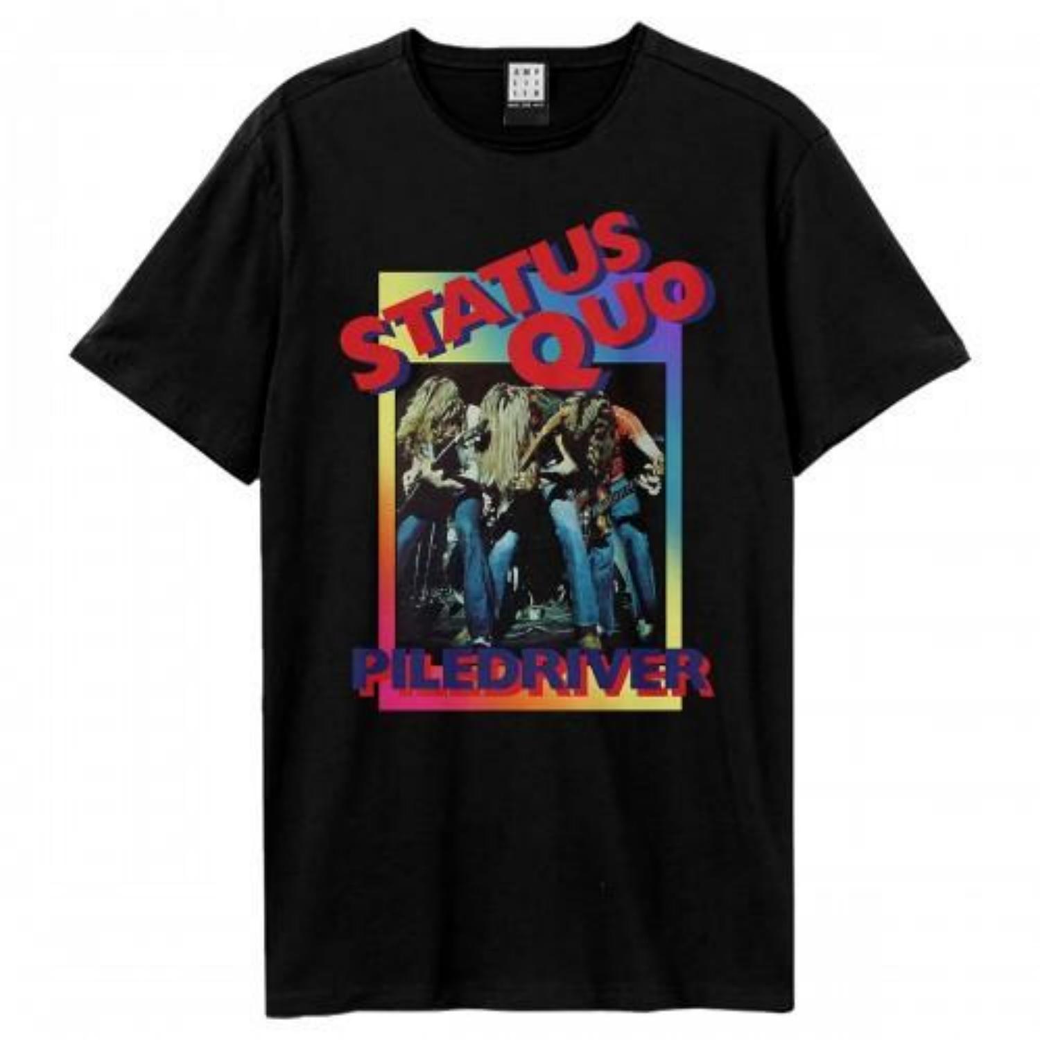 Amplified Unisex Adult Piledriver Status Quo T-Shirt S чёрный