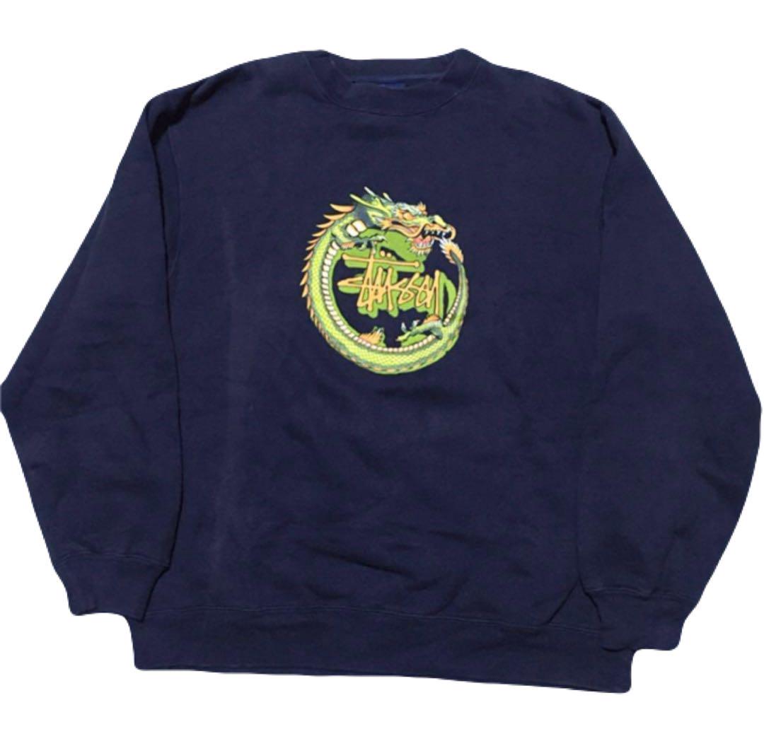 

[USED] Old Stussy 90s Dragon Sweatshirt, Made in USA