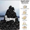 1pc Dachshund Pattern Lightweight Flannel Blanket, Comfortable and Warm Blanket, for Office and Camping Sofa Bed153