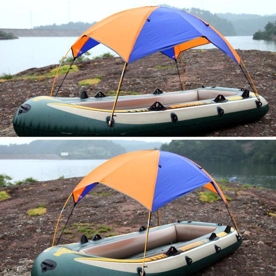 Toldo de Sombreamento para Barco Inflável à Prova de Chuva Protetor Solar Tenda de Pesca ao Ar Livre para Verão