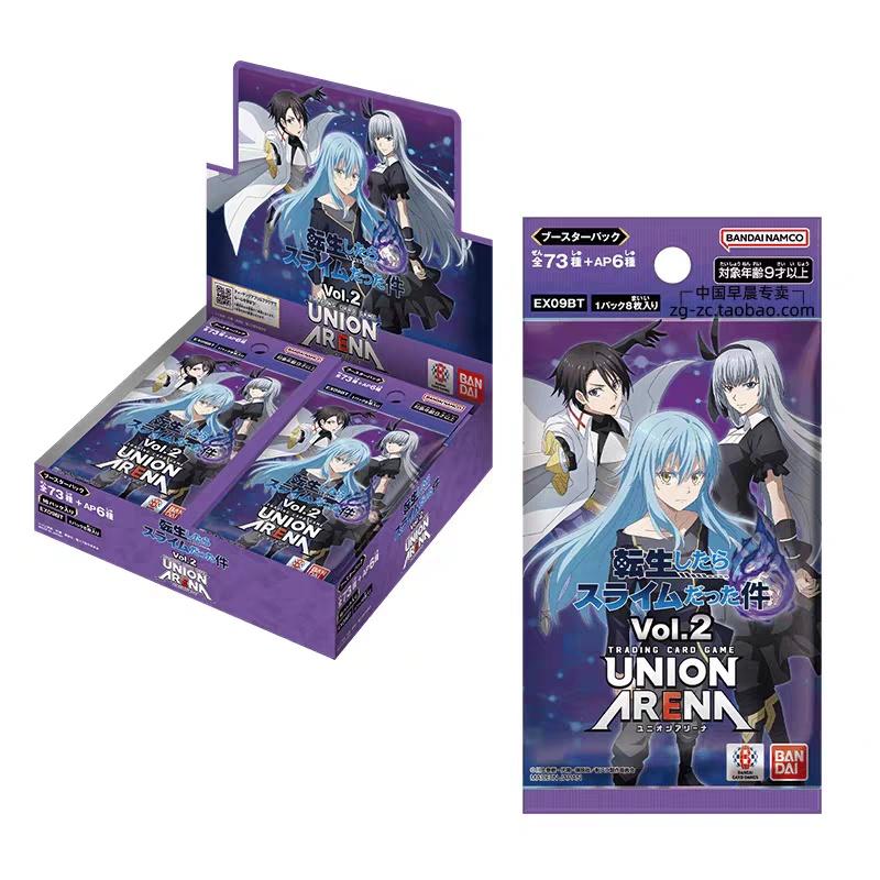 Union Arena TCG Trading Cards EX09BT Japanese Realm Of Fighting Rebirth For Slime Vol.2 Replenish Booster Pack