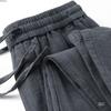 Unisex Smoky Gray Cotton-Linen Breathable Summer Pants