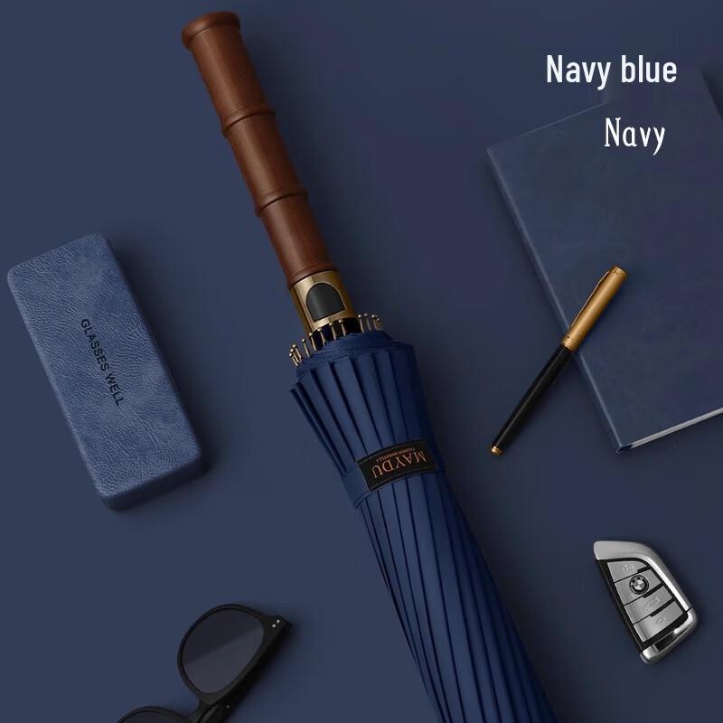 Maydu Men s Business Solid Wood Straight Umbrella