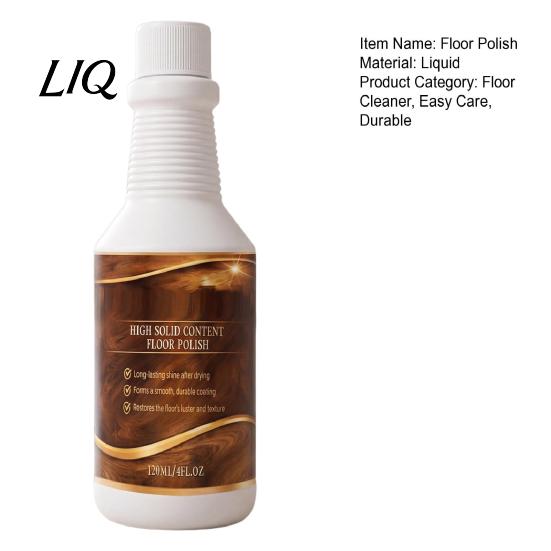 Daily Floor Cleaner And Polish Wood Restorer, Restores Natural Texture Gloss Agent, 120ml Surface Enhancer Capacity, Protects Against Dirt Scratches
