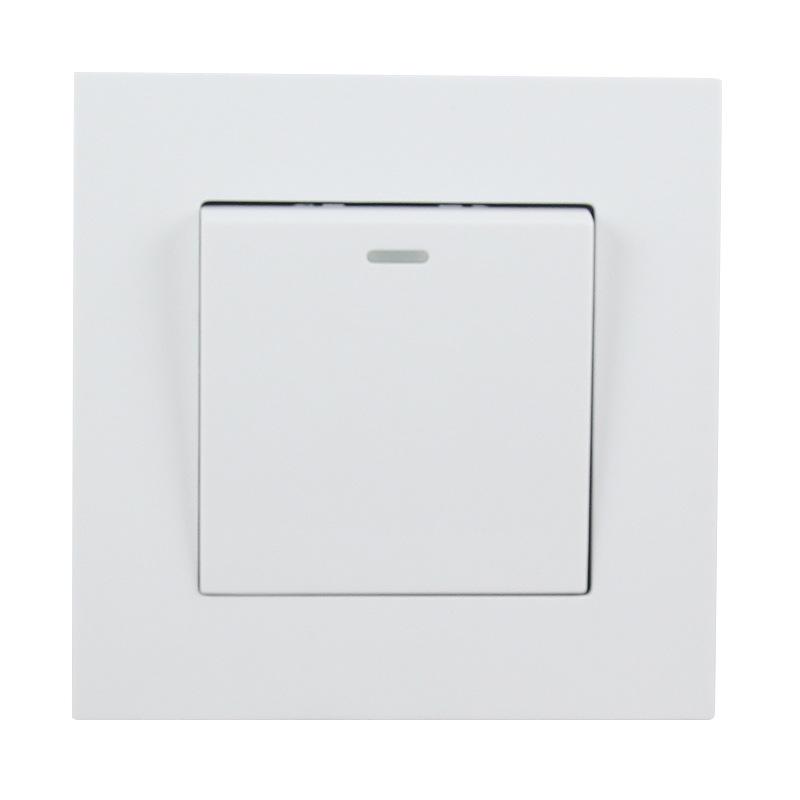 86-Type Single Pole Wall Mount One-Gang Two-Way Switch Panel
