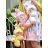 Lamb Cute Rubitu Pink Rabbit Plush Crossbody Bag Children's Doll Backpack Bag Girls School Bag
