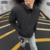 Light Gray Mesh Breathable Sunscreen, Men's Summer Cold Silk Cool Hooded Sunscreen, Outdoor Soft Shell Jacket